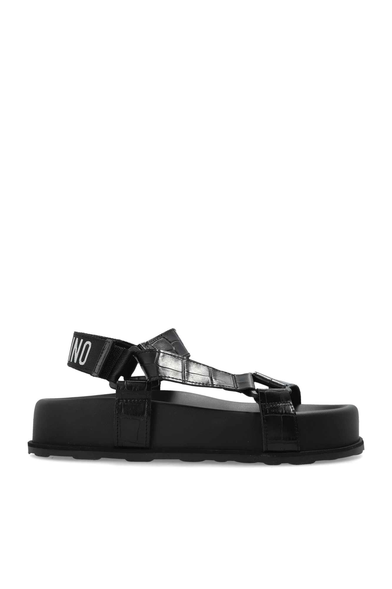 Moschino Leather platform sandals | Women's | Vitkac